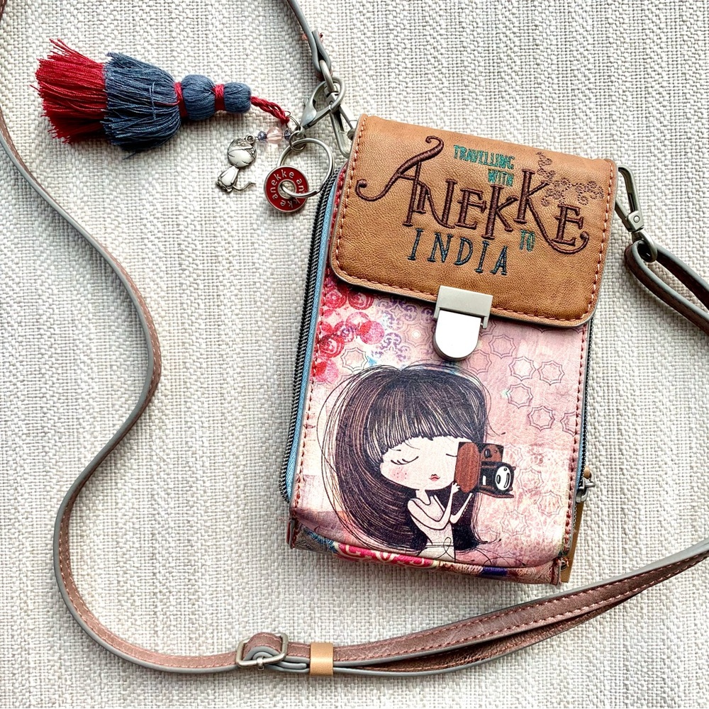 PRICE DROP! Anekke Crossbody - Unique Whimsical Bag with bag charm